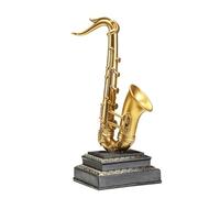 ALFAAL Mini Modello di Strumento Musicale Ornamenti Modello Sassofono Moderno Semplice Soggiorno Strumento Musicale Decorazione Casa Regalo Ornamenti