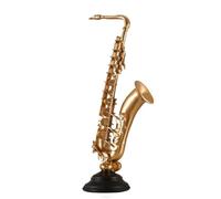 ALFAAL Mini Modello di Strumento Musicale Ornamenti per Sassofoni Modelli di Strumenti Musicali Ornamenti da Scrivania Decorazioni per Vetrine di Negozi per La Casa
