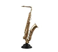 ALFAAL Mini Modello di Strumento Musicale Ornamenti per Sassofono con Strumenti Musicali Ornamenti in Resina Decorazioni Artistiche per Ufficio Soggiorno Modello Creativo Decorazione Regalo