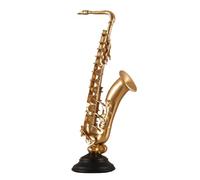 ALFAAL Mini Modello di Strumento Musicale Ornamenti per Sassofono Modelli di Strumenti Musicali Ornamenti in Resina Decorazioni Creative E Belle per Armadietti