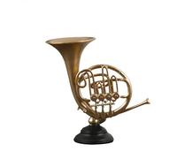 ALFAAL Mini Modello di Strumento Musicale Strumento Violino Dorato Sassofono Musicale Arte Statuette Decorative Decorazione della Casa Accessori Ornamenti(C)