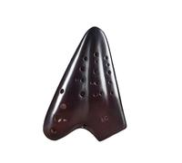 ALFAAL Ocarina in Ceramica per Adulti Ocarina Professionale A Tre Tubi Affumicata Contralto C Tono AC per Principianti Scuola Ocarina A Tre Tubi Strumento Musicale Nazionale