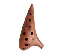 ALFAAL Ocarina in Legno massello 12 Fori Ocarina Strumenti Ocarina Flauto Strumenti Musicali Professionali Offre Accessori (Color : AC Rosewood)