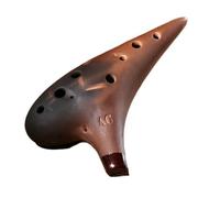 ALFAAL Ocarina Professionale Modello Sabbia Viola sintonizzato AC a 12 Fori-Strumento Ocarina di Livello Professionale Ocarina a 12 Fori