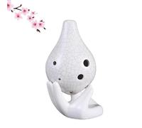 ALFAAL Ocarina Professionale Ocarina 6 Fori Contralto AC Chiave per Studenti Principianti Mini Flauto Portatile Piccolo Strumento(3/4)