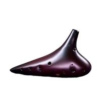 ALFAAL Ocarina Professionale Ocarina a 12 Fori affumicata retrò a dodici Fori Chiave Contralto G Ocarina Professionista per Principianti