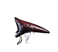ALFAAL Ocarina Professionale Ocarina affumicata Popolare AC a 12 Fori Ingresso per Principianti a 12 Fori Chiave di Do Contralto dodici Fori