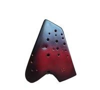 ALFAAL Ocarina Professionale Ocarina in Ceramica a 3 Tubi con Chiave Alto C. Ocarina affumicata Vintage. Ocarina Professionale AC Premium(Color:3/4)
