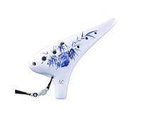 ALFAAL Ocarina Professionale Ocarina per Principianti Strumento Professionale a 12 buche Artigianato Scolastico per Ocarina affumicata(3)