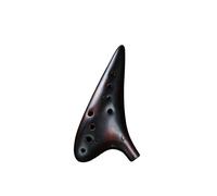 ALFAAL Ocarina Professionale Ocarina Professionale a 12 Fori Retro Smoked Alto C Laccata affumicata