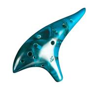 ALFAAL Ocarina Professionale Ocarina Professionale a 12 Fori Stabile Contralto C Ocarina con Borsa Protettiva(Color:3/4)