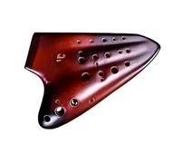 ALFAAL Ocarina Professionale Ocarina Professionale Tripla Contralto C Chiave AC Vintage Ocarina fumosa in Porcellana Premium Strumento Tradizionale(Color:3/4)