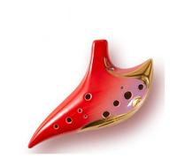 ALFAAL Ocarina Professionale Ocarina Strumento da Performance Professionale Chiave sol Contralto a 12 Fori Ocarina Phantom