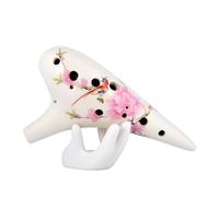 ALFAAL Ocarina Professionale Strumento Musicale Professionale AC Tao Xun Ocarina per Principianti a 12 Fori Chiave Contralto C Dipinta a Mano(2)