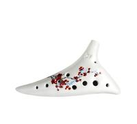 ALFAAL Ocarina Professionale Strumento Ocarina 12 Fori AC Professionale Che Suona Ocarina affumicata e incrinata per Principianti in Chiave C(3/4)
