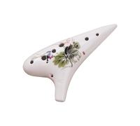 ALFAAL Ocarina Professionale Strumento Ocarina a 12 Fori AC Professionale Che Suona Ocarina affumicata per Adulti in Chiave C Contralto(3/4)