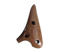 ALFAAL Ocarina Professionale Strumento Ocarina in Legno di Ocarina in Legno di Olmo a 12 Fori Alto C AC