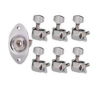 ALFAAL Ovale Rientrato Con 6R Semiclosed Guitar Tuning PEG Keys Tuner Machine Head Electric Guitar Part