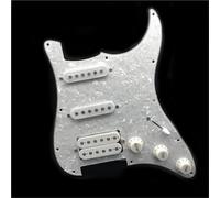 ALFAAL Pickup battipenna Single Coil Battipenna per Chitarra Elettrica SSH Cablaggio Pickup Battipenna Precablato Caricato Battipenna per Chitarra SSH Gruppo Pickup Scratchplate(F)