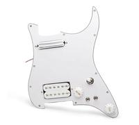 ALFAAL Pickup battipenna Single Coil Battipenna per Chitarra Precablato Battipenna Diviso A Spirale HH Humbucker + Battipenna Caricato Humbucker(C)