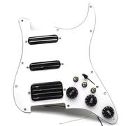 ALFAAL Pickup battipenna Single Coil Battipenna Precablato Caricato Suddivisione della Bobina 2 Mini Humbucker Battipenna A 4 Bobine con Pickup A Interruttore A Taglio Singolo(B)
