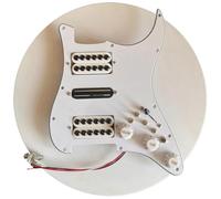 ALFAAL Pickup battipenna Single Coil Battipenna ST Caricato Precablato con Pickup Humbucker HSH Bianco Set Interruttore di Divisione Bobina per Chitarra Elettrica ST
