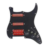 ALFAAL Pickup battipenna Single Coil Cablaggio Battipenna per Chitarra SSH Caricato Precablato + Interruttore di Silenzio Pickup A Doppia Bobina per Chitarra Elettrica ST(E)
