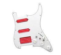 ALFAAL Pickup battipenna Single Coil Pickup Singolo Doppio Battipenna per Chitarra Elettrica ST con Interruttore Pickup Indipendente Interruttore A Cinque Stadi SSH(E)