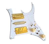 ALFAAL Pickup battipenna Single Coil Set di Pickup A V Caricato con Battipenna HSH RG Precablato Interruttore Multifunzione Pickup A Bobina Divisa Cablaggio per Saldatura