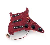 ALFAAL Pickup battipenna Single Coil SSS Chitarra Precablata Caricata Pickguard Single Coil Pickup Set per Chitarra Elettrica ST Parti di Ricambio Pickguard Pickup(B)