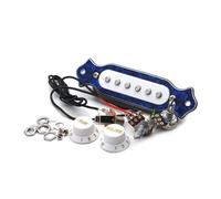 ALFAAL Pickup per Chitarra Acustica A 6 Corde Bianco/Nero/Rosso Pickup per Buca Precablata Predisposizione Pentole Manopole Pickup per Buca (Color : 04)
