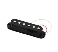 ALFAAL Pickup-Set per Chitarra Elettrica Accessori per Chitarra Pickup per Chitarra Elettrica con Posizione al Manico/Centro/Ponte A Bobina Singola(48mm Black)