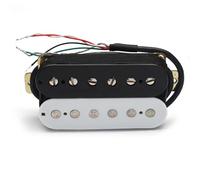 ALFAAL Pickup-Set per Chitarra Elettrica Humbucker Pickup per Chitarra Elettrica Coil Spliting Pickup Humbucker Dual Coill Pickup 4 Cavo di Condotta Accessori per Chitarra(A)
