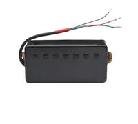 ALFAAL Pickup-Set per Chitarra Elettrica LP Chitarra A 7 Corde Copertura in Ottone Humbucker Vite con Intaglio 8.5K 14K Pickup A Bobina Divisa per Chitarra Elettrica A 7 Corde(C)