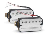 ALFAAL Pickup-Set per Chitarra Elettrica Pickup Humbucker per Chitarra Elettrica Pickup per Chitarra Professionale A Doppia Bobina con Cavo A 4 Conduttori/suddivisione della Bobina(K)