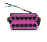 ALFAAL Pickup-Set per Chitarra Elettrica Pickup per Chitarra Elettrica A Doppia Bobina in Metallo Regolabile Accessori per Pickup per Chitarra Humbucker al Manico E al Ponte(B)