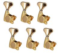 ALFAAL Pratico 6pcs Iron Acoustic Guitar Acoustic Guitar Tuning Tuner 1:21 Rapporto Riduttore Golden