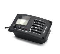 ALFAAL Preamplificatore EQ per Basso per Chitarra Acustica A 5 Bande con Pickup per Chitarra Sintonizzatore