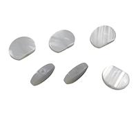 ALFAAL Pulsanti Acrilici 6pcs PEG Per Il Sintonizzatore Della Chitarra Macchina Della Macchina Tuning Keys Perla Bianco