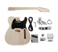 ALFAAL Set Completo Fai da Te per Kit Chitarra Elettrica ST TL Corpo in Tiglio Collo Non Finito Tutto L'hardware (Color : 02)