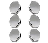 ALFAAL Sintonizzatore di sintonizzazione per chitarra Picchetti per le teste della macchina Maniglia per la manopole di sostituzione (Color : Silver)