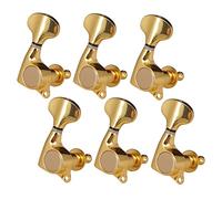 ALFAAL Sintonizzatori A Sintonizzazione Per Chitarra Chitarra Chitarra Cromata Testa Per Macchine Per Chitarre Elettriche Acustiche 6R (Color : Golden)