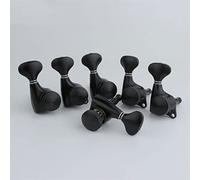 ALFAAL Sintonizzatori Di Bloccaggio Della Chitarra Nera 1: 20 Blocco String String Tuning Key Pegs Machine Teste Sostituzione Per Chitarre Elettriche (Color : 6R)