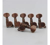 ALFAAL Sintonizzatori Di Chitarra Sintonizzatori Per Chitarra Tuning Pegs Machine Blocco Della Testa Blocco Antico Bronzo (Color : 6R)