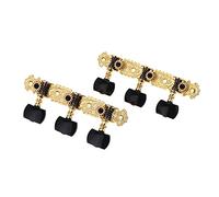 ALFAAL Sintonizzatori per Chitarra 1 Paio Placcato Oro 3 Machine Head Classical Guitar String String Tuning Tasti Pygs per Chitarre Acustiche