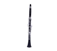 ALFAAL Strumento Clarinetto Professionale Clarinetto in Bachelite Si Bemolle 17 Tasti Argentati per Principianti Esame di Prestazione Professionale