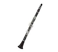ALFAAL Strumento Clarinetto Professionale Clarinetto Professionale in Ebano Falling Tune B 17 Chiave Clarinetto in Legno Massello di Rame Placcato Argento