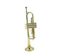 ALFAAL Tromba Professionale Chiave Strumento in Ottone Tromba Strumento a fiato B Set Completo Nuovo