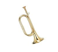 ALFAAL Tromba Professionale Mini Tromba FH70 in Ottone con Tromba 7C + portaoggetti in Stoffa Rossa