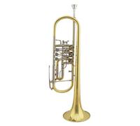 ALFAAL Tromba Professionale Tromba Strumento Jazz Tromba a Chiave Piatta